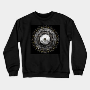 Medieval Gothic Space Metalwork Mandalas Crewneck Sweatshirt